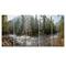 Designart - Mountain River Panorama - Landscape Canvas Art Print